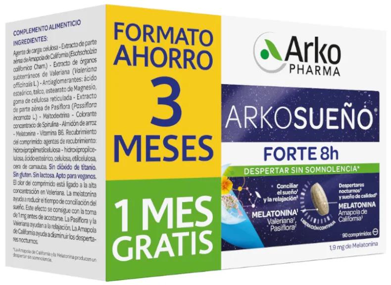 Arkopharma Arkosueño Forte 8H 90 Comprimés (1 MOIS GRATUIT)