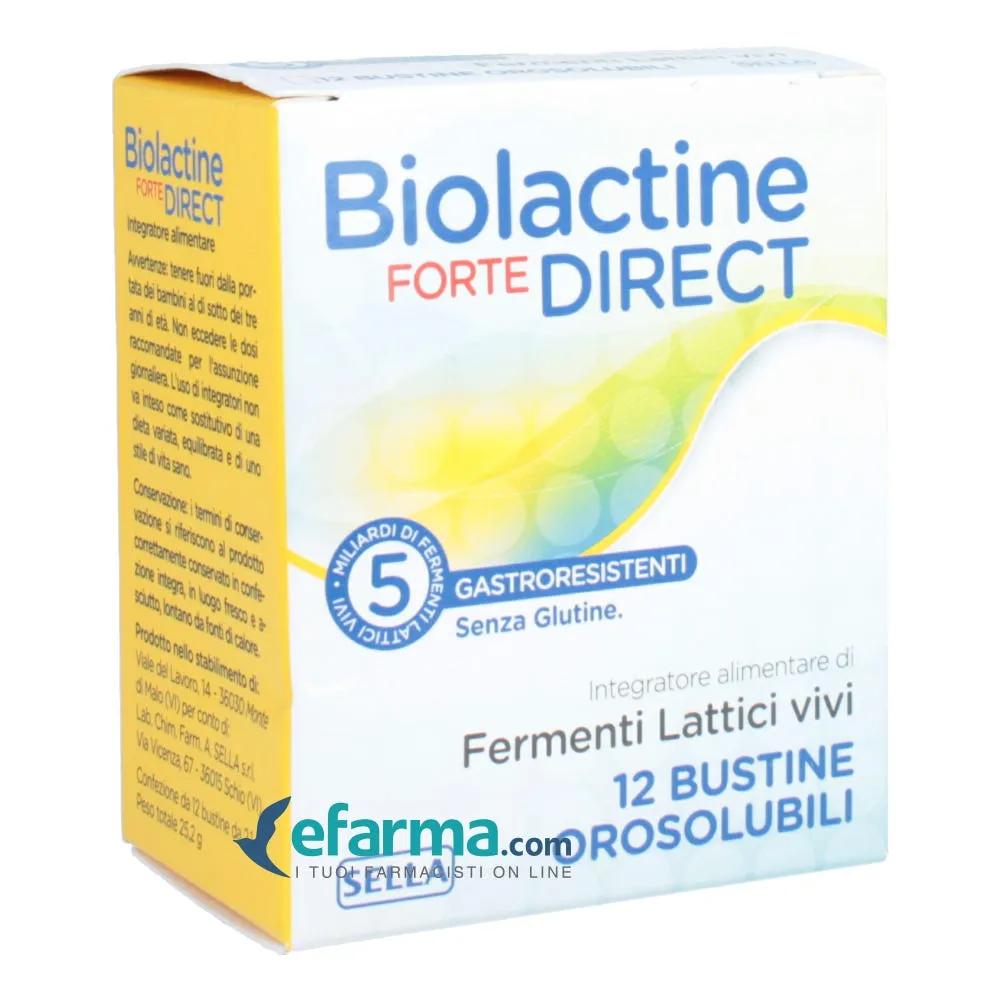 Biolactine Forte Direct Integratore Di Fermenti Lattici 12 Bustine