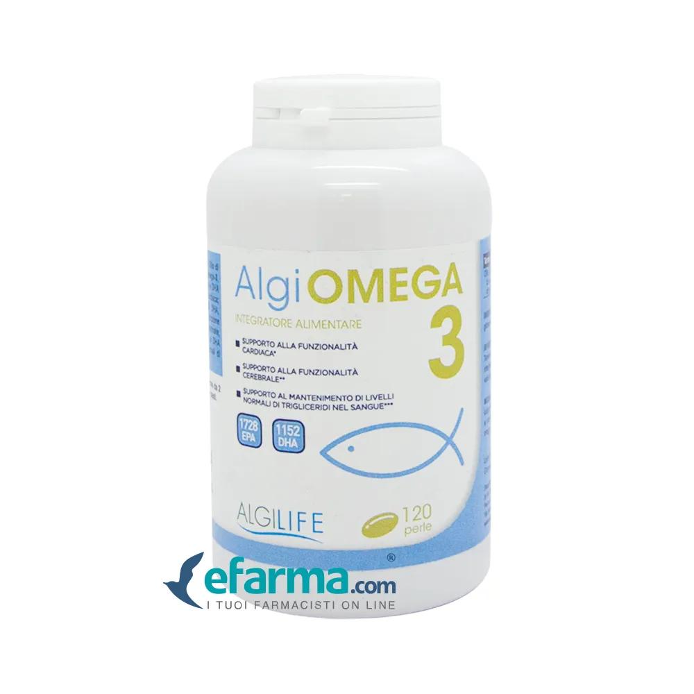 AlgiOmega 3 Integratore di Acidi Grassi 120 Perle