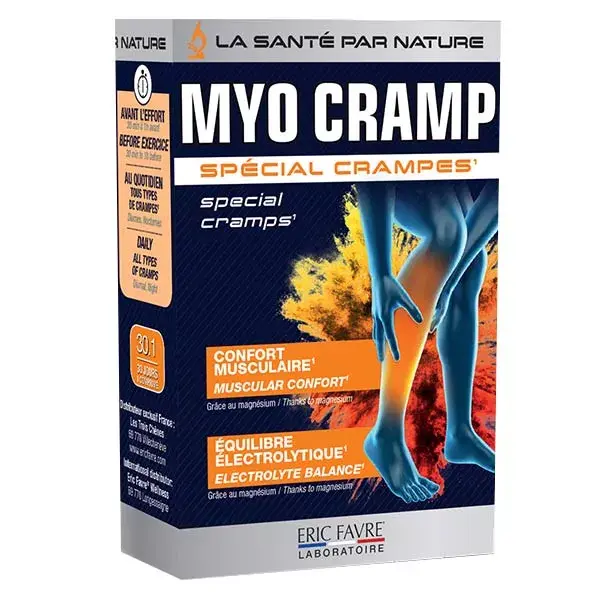 Eric Favre Confort Articulaire & Décontractant Myo Cramp Spécial Crampes 30 comprimés