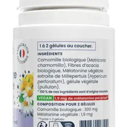 Oemine Mélatonine Végétale Sommeil 60 gélules