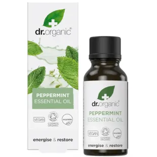 Dr. Organic Óleo de Hortelã-Pimenta 100% Puro 10 ml