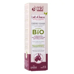 MKL Green Nature Lait d'Anesse Crème Visage Bio 40ml