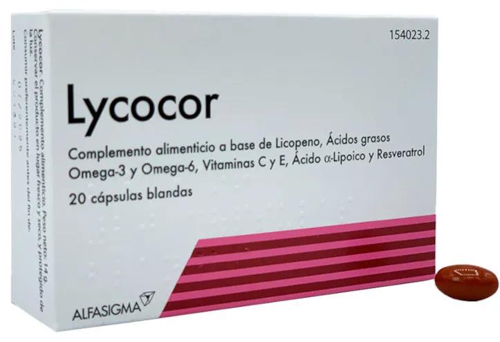 Lycocor 20 Gélules