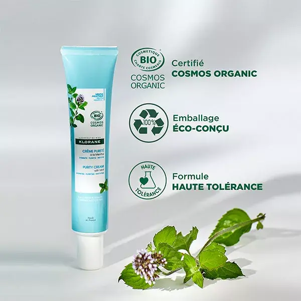 Klorane Aquatic Mint Organic Purity Cream 40ml