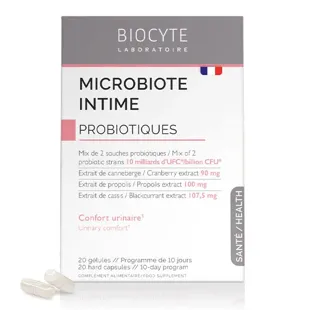Biocyte - Microbiota Intimo - Flora Intima Probiotica - Comfort Urinario - Mirtillo Rosso - 20 capsule