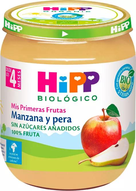 HiPP Tarrito de Manzana y Pera +4m BIO 125 gr