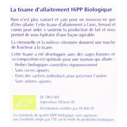 Hipp Bio Maman Tisane d'Allaitement pour Maman 20 sachets