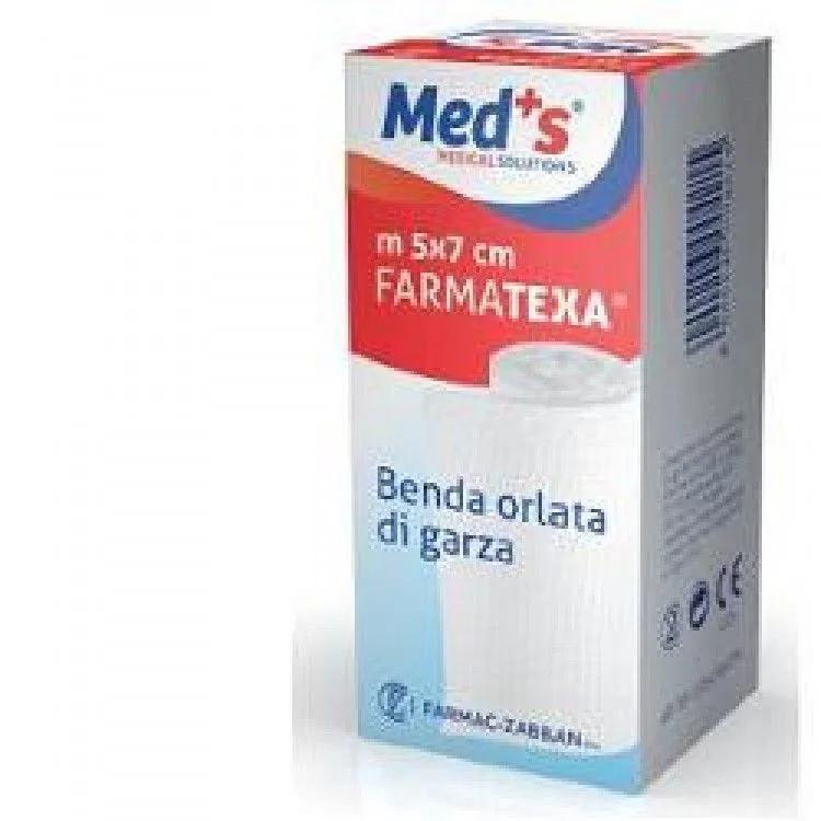 Med's Farmatexa Benda 12/12 Di Garza Orlata 5 m x 7 cm