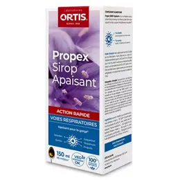 Ortis Propex Sirop Apaisant Voies Respiratoires Adoucies et Défenses Naturelles Renforcées 150ml