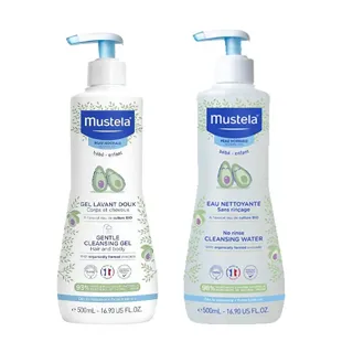 Mustela Baby Hygiene – Gel detergente delicato e acqua senza risciacquo 500 ml