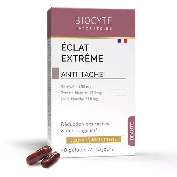 Biocyte Eclat Extrême Beauté Anti-Tâche & Rougeurs 40 gélules