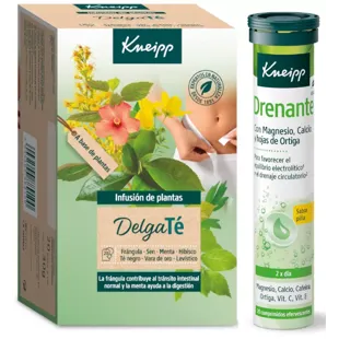 Kneipp Vitamina Drenante 30 Comprimidos + Kneipp DelgaTé 20 Bolsitas
