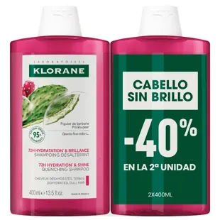 Klorane Shampoo Figo Bárbaro 2x400 ml