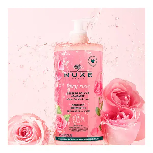 Nuxe Very Rose Gelée de Douche Apaisante 750ml