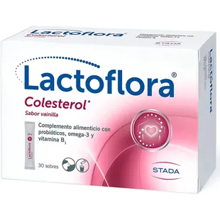 Lactoflora Colesterol Probiótico Vainilla 30 Sobres
