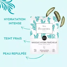 Les Poulettes Paris - Masque Hydra fraîcheur certifié BIO - 18 ml