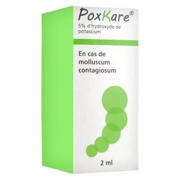 Poxkare 5% Potassium Hydroxide Solution 2ml