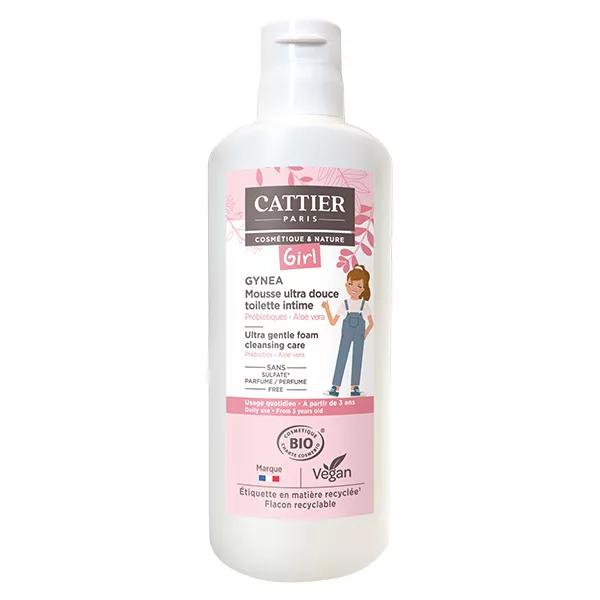 Cattier Gynéa Girl Espuma Limpiadora Íntima Bio Ultra Suave 150 ml