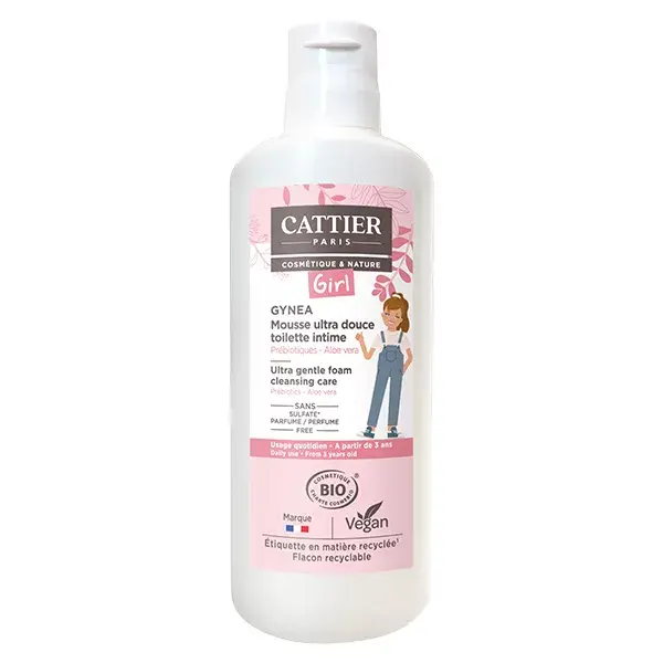 Cattier Gynéa Girl Ultra Gentle Organic Intimate Cleansing Foam 150ml