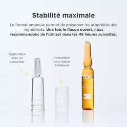 ISDIN Isdinceutics Flavo-C Ultraglican Sérum Visage Antioxydant à la Vitamine C 30 x 2ml