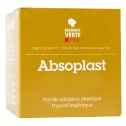 Marque Verte Absoplast Bande Adhésive Extensible 2,5mx8cm