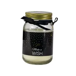 Bougie Parfumée Senteur Vanille Make a Wish Noir 260g