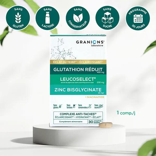 glutathion eclaircissant et grossesse Srum Visage Blanchissant Granions Complexe Anti Tache Visage