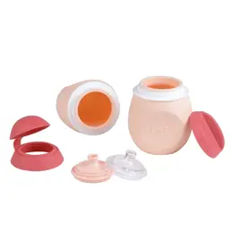 Béaba Portion Set BabySqueez' 2 en 1 et Squeez'Portion Rose 180ml