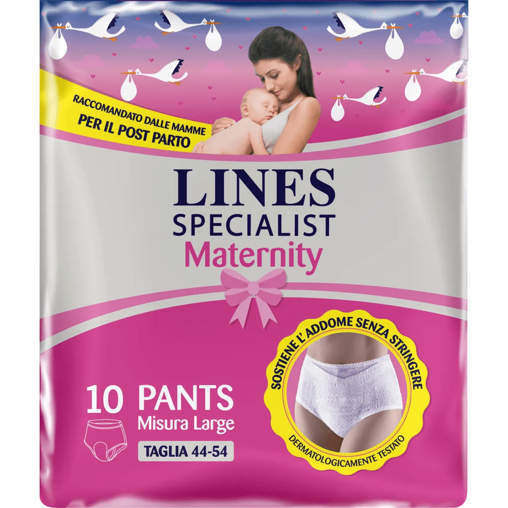 Lines Specialist Maternity Pants Taglia Large 10 Pezzi