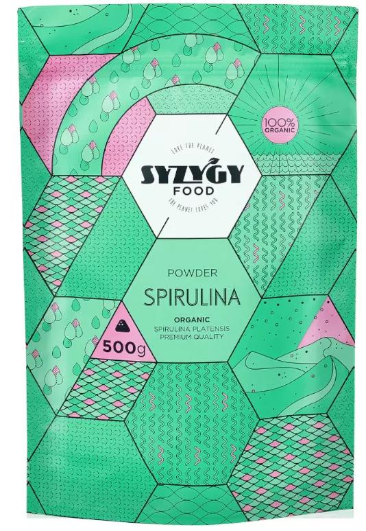 Syzygy Food Spirulina em Pó Ecológica Certificada  500 gr