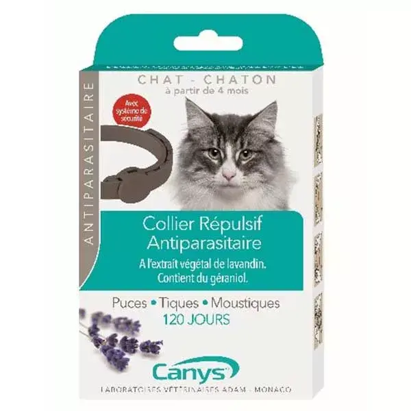 Canys Collier Répulsif Antiparasitaire 