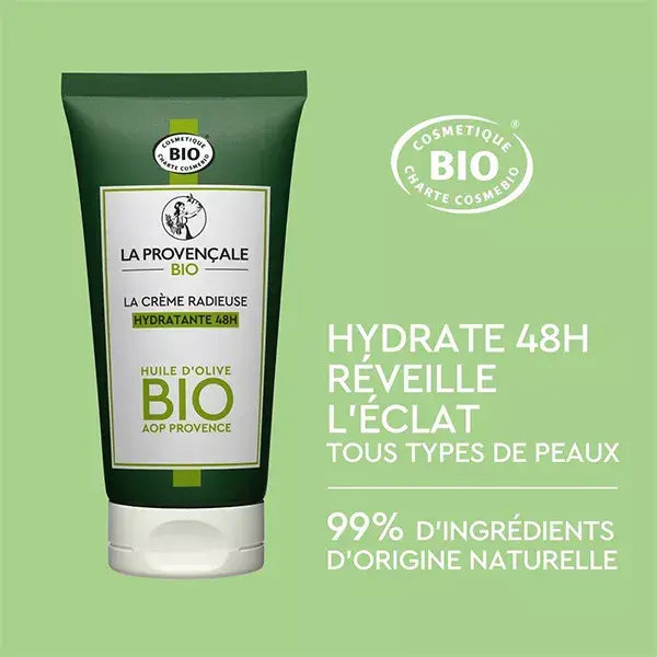 La Provençale La Crème Radieuse Hydratante Bio 50ml