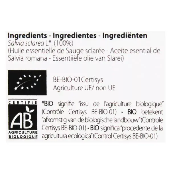 Pranarom Aceite Esencial Bio Salvia Romana 5 ml