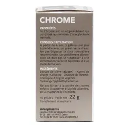 Arkopharma Arkovital Chrome 45 gélules