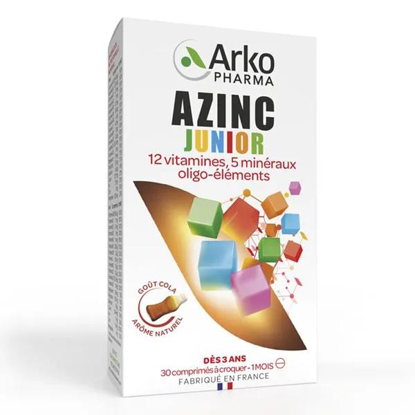 Azinc vitalidad Junior sabor Cola 30 tabletas