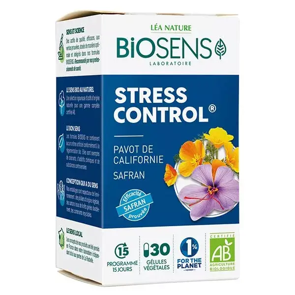 Biosens Stress Control® Bio 30 gélules végétales