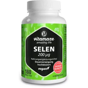Vitamaze Selenium 200 µg Vegan 180 Tablets