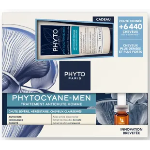 Phyto Phytocyane Men 12 Ampoules + Shampoo 100 ml