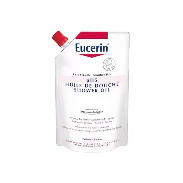 Recarga de aceite de piel sensible EUCERIN PH5 ducha 400ml