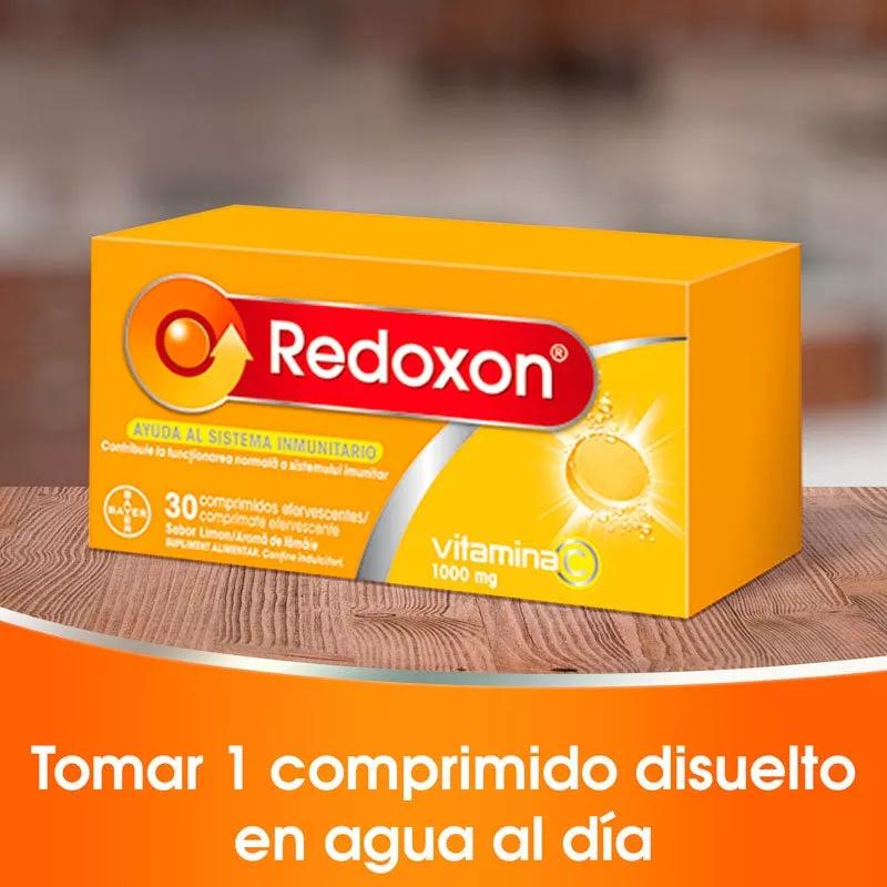 Redoxon Vitamina C y Defensas 1000MG 30 Comprimidos Sabor Limón