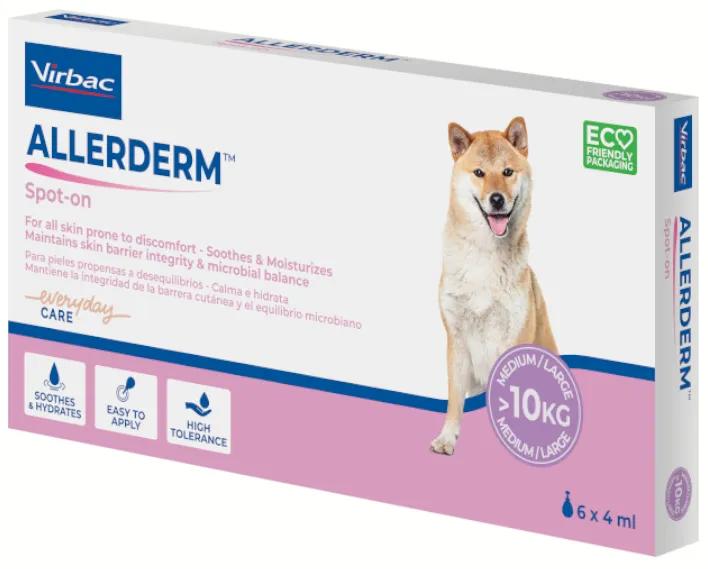 Virbac Allerderm Spot-On -10 kg 6 Pipetten x 2 ml