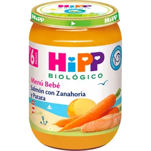 HiPP Jar of Salmon with Carrot and Potato +6m BIO 190 gr