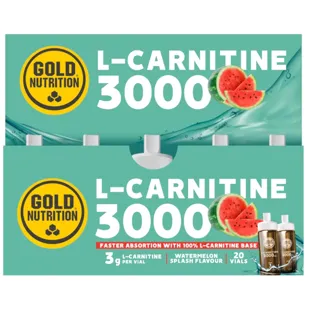 GoldNutrition L-Carnitin 3000 mg Wassermelone 20 Fläschchen