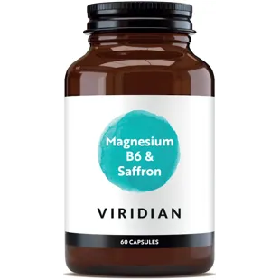 Viridian Magnesio, Vitamina B6 y Azafrán 60 Cápsulas
