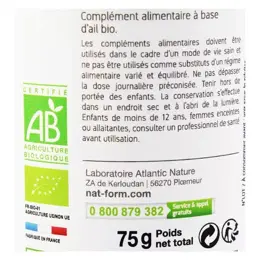 Nat & Form Bio Ail Bulbe 200 gélules végétales