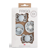 Mushie My First Pacifier Moonlight Sailing Powder Blue 0-6m 4 units