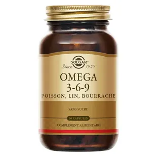Solgar Omega 3-6-9 pesce, lino, borragine 60 capsule molli