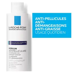 La Roche Posay Kerium Shampoing Antipelliculaire Cheveux Gras 200ml