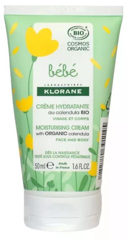 Klorane Baby Creme Hidratante Calêndula Orgânica 50 ml
